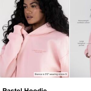 Cmfrt Pastel BUBBLEGUM Pink Hoodie Sweats Set